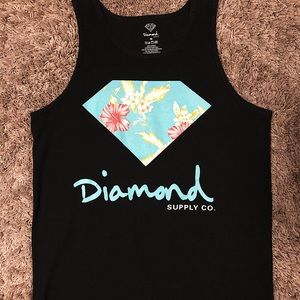 Diamond Supply Floral Print Tank